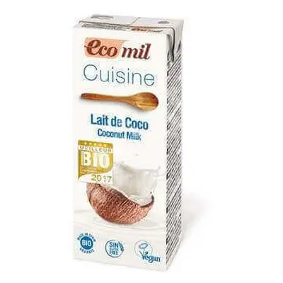 Crema di crema di cocco per cucinare, 200 ml, Ecomil