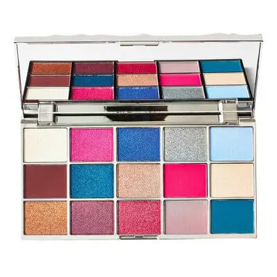 Makeup Revolution Palette di ombretti, specchio di vetro, 15 tonalità