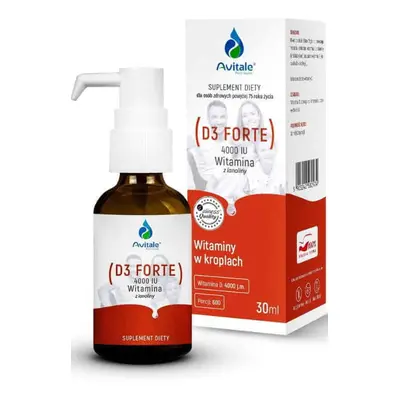 Vitamina D3 Forte 4000 UI da lanolina 30ml Avitale