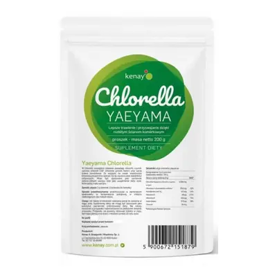 Chlorella Yaeyama pareti cellulari rotte (200 g) Kenay