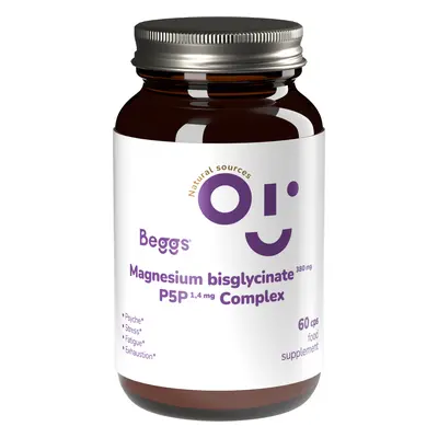 Beggs Magnesio bisglicinato 380 mg + Complesso P5P 1,4 mg 60 capsule