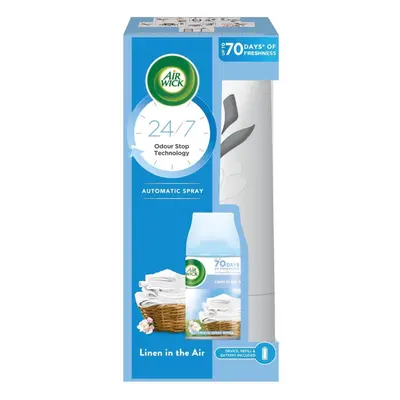 Airwick Automatic Freshmatic Bianco Diffusore Freshmatic con ricambio Breeze Laundry 250 ml