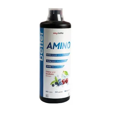 Aminoacidi idrolizzati del collagene Better Amino Amino Blueberry-cherry, 1000 ml, Way Better