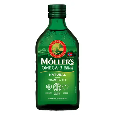 Mollers Omega 3 Fish Oil Natur olio di fegato di merluzzo 250 ml