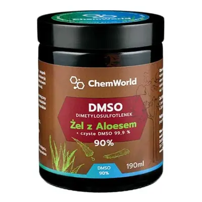 DMSO Gel 90% con Aloe Vera - Molto potente 190 ml ChemWorld