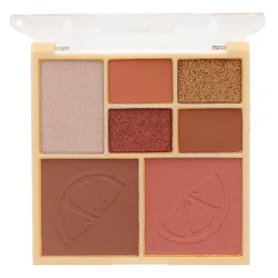 Sunkissed, Palette viso e ombretti Citrus Crush, 7 colori