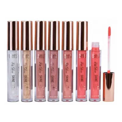 Set di 6 lucidalabbra, Ushas, Shine Lip Gloss, 02