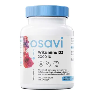 Osavi Vitamina D3 2000 UI Quali-D 60 capsule