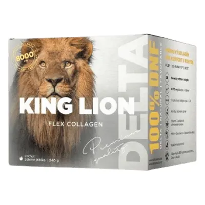 Delta KING LION flex COLLAGEN 8000 mg gusto mela verde 240 g