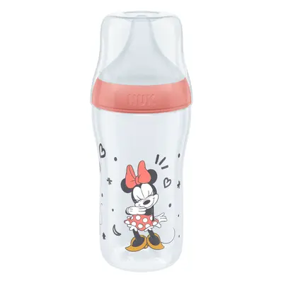 Nuk Perfect Match Disney bottiglia con controllo della temperatura, rosso 260 ml