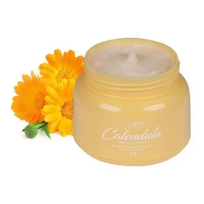 Maschera idratante riparatrice per il viso, Ushas, Calendula, 80 g