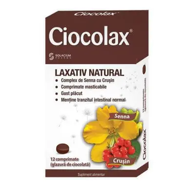 Ciocolax lassativo naturale, 12 compresse, Solacium Pharma