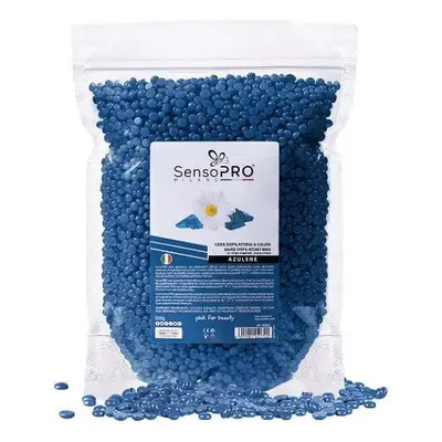 Cera epilatoria elastica, granuli, SensoPro, Azulene, 500 g