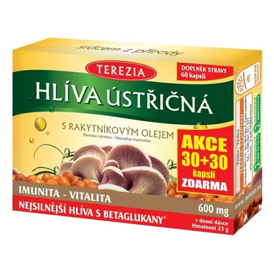 Terezia Fungo ostrica con olio di olivello spinoso 60 capsule