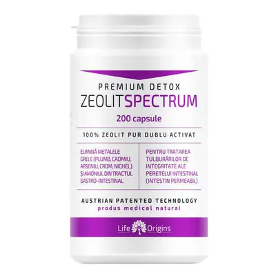 Zeolite Spectrum, 200 capsule, Novo Biomedics