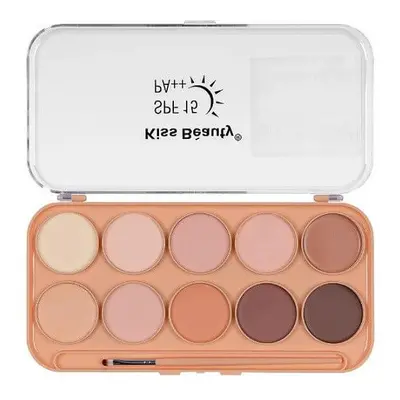 Palette di evidenziatori e correttori, Kiss Beauty, Super Cover, 02