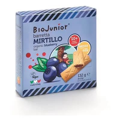 Biscotti vegani biologici con crema di mirtilli 10 mesi+, 132 g, Germinal