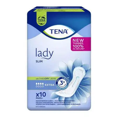 Assorbenti per donna Lady Slim, Extra, 10 pezzi, Tena