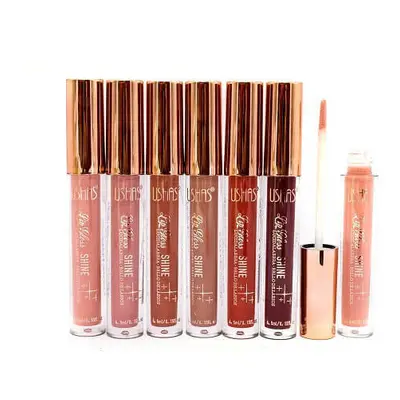 Set di 6 lucidalabbra, Ushas, Shine Lip Gloss, 01