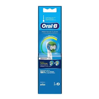 Testine di ricambio per spazzolino elettrico, Precision Clean, 2 pz, Oral-B