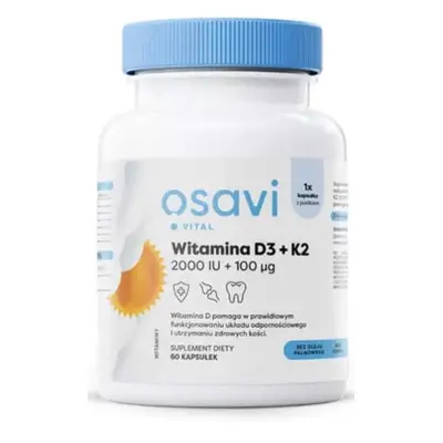 Osavi Vitamina D3 2000IU + K2 100mcg - 60 capsule molli