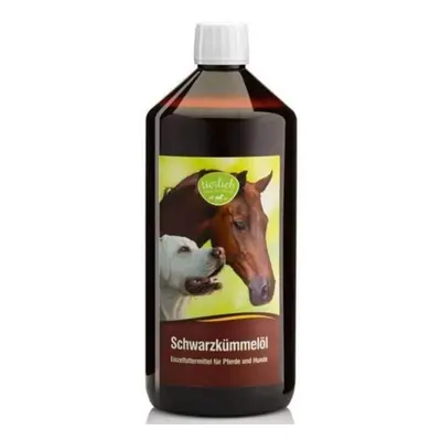 Olio di cumino nero per cani e cavalli 1000 ml Tierlieb Sanct Bernhard