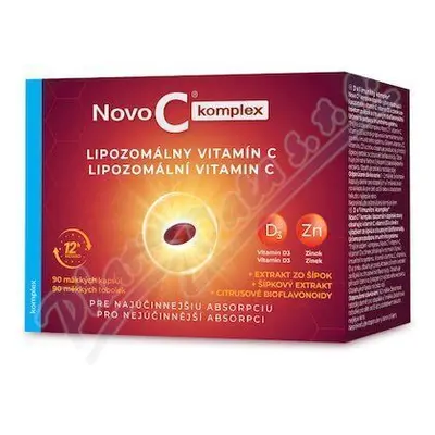 Novo C KOMPLEX Vitamina C liposomiale con vitamina D3 e zinco 90 softgel