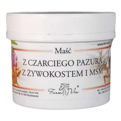 Unguento all'artiglio nero con Zywokost e MSM 150 ml FarmVix