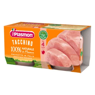 Plasmon Omogeneizzato Tacchino 2 Vasetti Da 80g