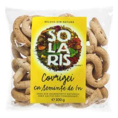 Bretzel con farina integrale di semi di lino, 100 g, Solaris