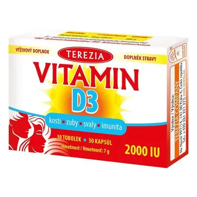 Terezia Vitamina D3 2000 UI 30 capsule