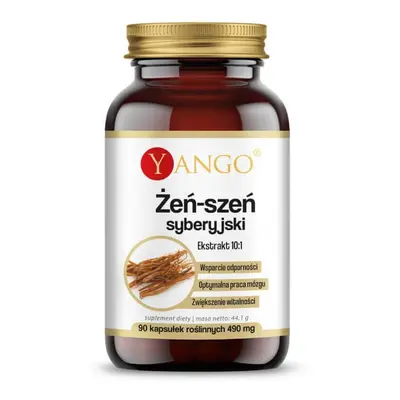 Estratto di ginseng siberiano 10:1 - 90 capsule YANGO