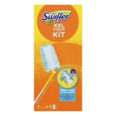 Swiffer XXL per il lavaggio a secco 1 manico + 2 aspirapolvere