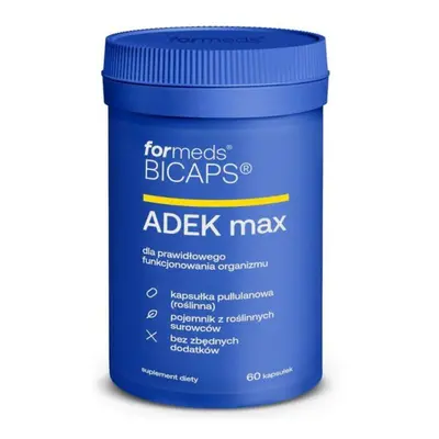 Bicaps ADEK Max 60 capsule Formati