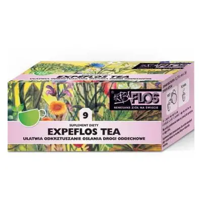 Tè Expeflos 9 fisso 20x2g - tratto respiratorio - Herba-Flos