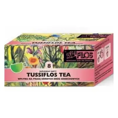 Tussiflos Tè 8 fisso 20x2g - per la tosse - Herba-Flos