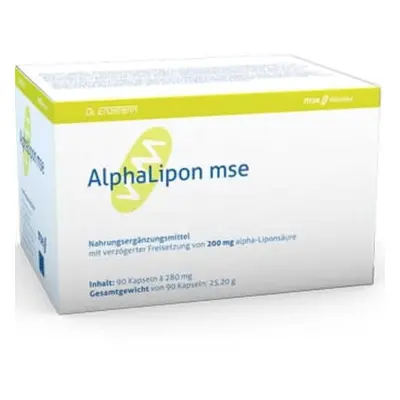 Acido alfa lipoico MSE 90 capsule, Dr Enzmann, Dr Enzmann