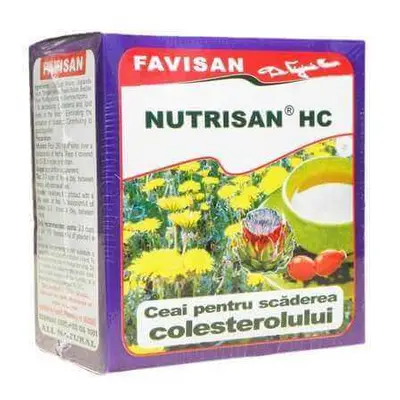 Tè per abbassare il colesterolo, Nutrisan HC, 50 g, Favisan