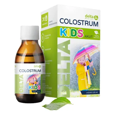 Sciroppo Colostrum Kids 100% Naturale, dai 6 mesi, 125 ml, Delta