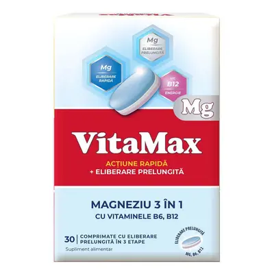 VitaMax Magnesio 3in1, 30 compresse, Perrigo