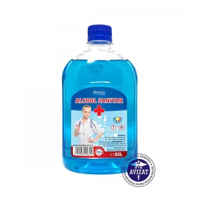 Alcool per uso sanitario, 70%, 500 ml, Klintensiv