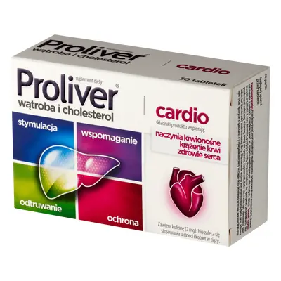 Proliver Cardio, 30 tabletek - Dugi termin wanoci!