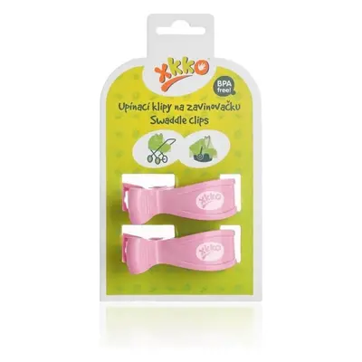 XKKO Clip per trolley 2 pezzi - rosa 1×1 pezzo