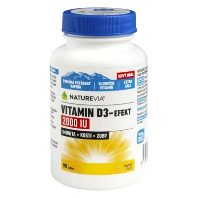 NATUREVIA VITAMINA D3-EFECT 2000 UI 1×90 tbl, vitamina D3