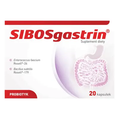 SIBOSgastrin, Integratore Alimentare per Migliorare la Digestione, 20 capsule.