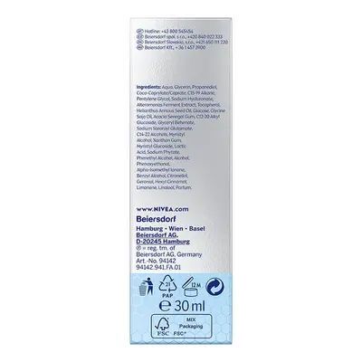 Nivea Cellular Hyaluron, siero viso professionale con acido ialuronico, 30 ml