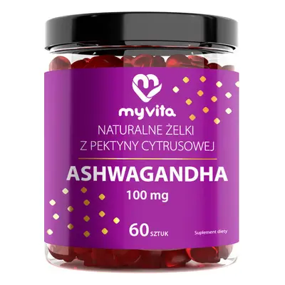 Ashwagandha MyVita - Integratore Alimentare, 60 Gel con Estratto Naturale di Ashwagandha, per Su