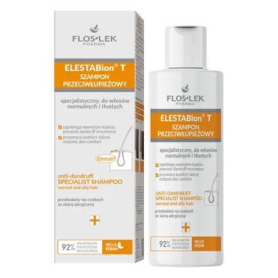 Flos-Lek ELESTABion T, Shampoo Antiforfora - 150 ml