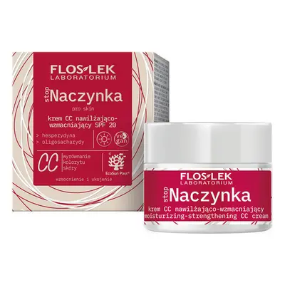 Flos-Lek StopNaczynka, CC cream idratante e rinforzante, SPF 20, 50 ml