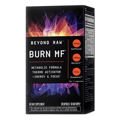 Beyond Raw® Burn MF™, bruciatore di grasso termogenico, 90 capsule, GNC